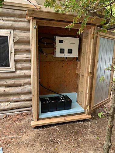 A customer testimonial for an offgrid solar system custom designed for his specific needs