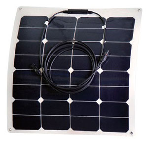 Semi flexible solar panels for marine boats & RVs